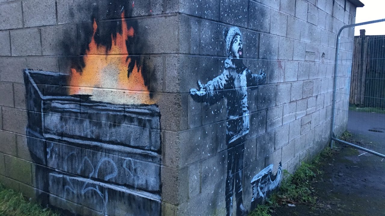 Banksy Mural to be Moved From Port Talbot Garage to Gallery